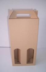 Papírdoboz, Borosdoboz, 160x80x330 mm, Barna, 3 rétegű