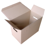 Papírdoboz, Csomagoló doboz, 400x220x320 mm, Fehér, 3 rétegű