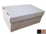 Papírdoboz, Fedeles, 250x150x100 mm, Fekete, 3 rétegű