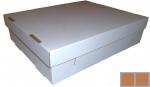 Papírdoboz, Fedeles, 285x230x75 mm, Barna, 3 rétegű