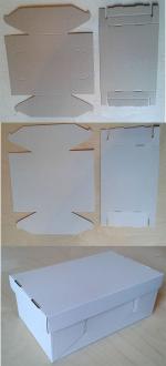 Papírdoboz, Fedeles, 320x260x115 mm, Barna, 3 rétegű