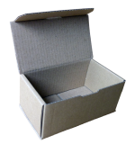 Papírdoboz, Önzáró, 102x56x42 mm, Barna, 3 rétegű