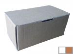 Papírdoboz, Önzáró, 102x56x42 mm, Fehér, 3 rétegű