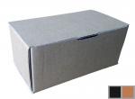 Papírdoboz, Önzáró, 102x56x42 mm, Fekete, 3 rétegű