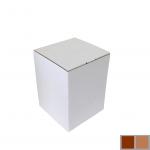 Papírdoboz, Önzáró, 103x103x137 mm, Bordó, 3 rétegű