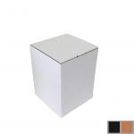 Papírdoboz, Önzáró, 103x103x137 mm, Fekete, 3 rétegű