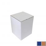 Papírdoboz, Önzáró, 103x103x137 mm, Kék, 3 rétegű