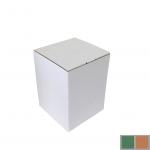 Papírdoboz, Önzáró, 103x103x137 mm, Zöld, 3 rétegű