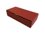 Papírdoboz, Önzáró, 130x60x30 mm, Bordó, 3 rétegű