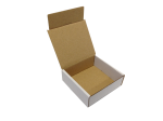Papírdoboz, Önzáró, 80x75x28 mm, Barna, 3 rétegű