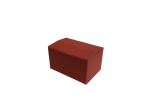 Papírdoboz, Önzáró, 85x55x47 mm, Bordó, 3 rétegű